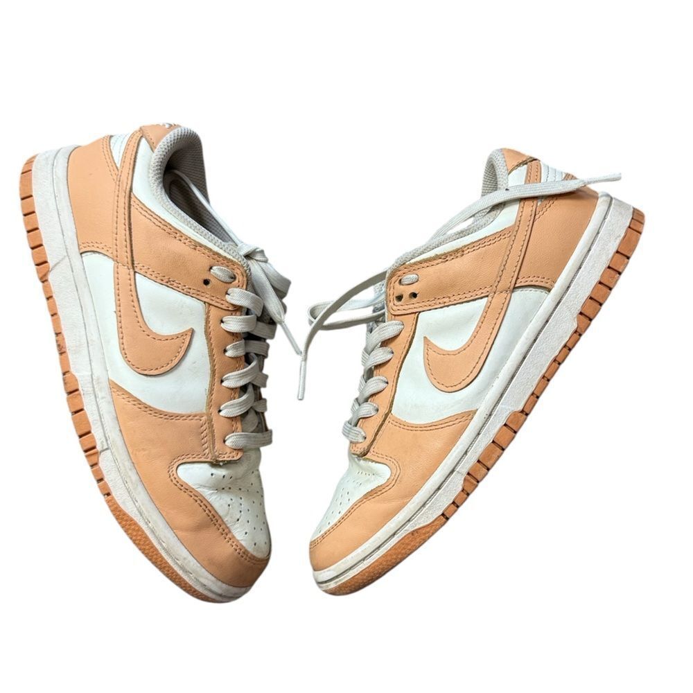 Nike Taupe & Cream Leather Sneakers